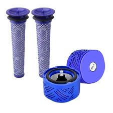 Replacement 2x Pre, 2x Post HEPA Motor Filters For Dyson V6 Absolute Exclusive