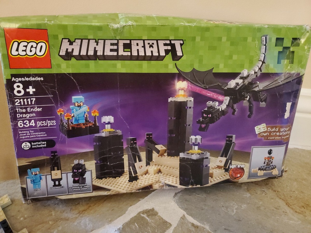 LEGO Minecraft #21117 The Ender Dragon 100% Complete w