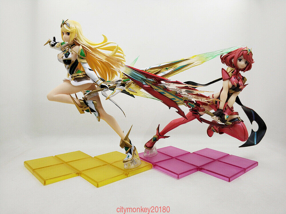 1 7 Xenoblade Chronicles 2 mythra Hikari & Pyra Homura Espada Pvc Figura Box 1 7 Xenoblade Chronicles 2 mythra Hikari & Pyra Homura Espada Pvc Figura Box