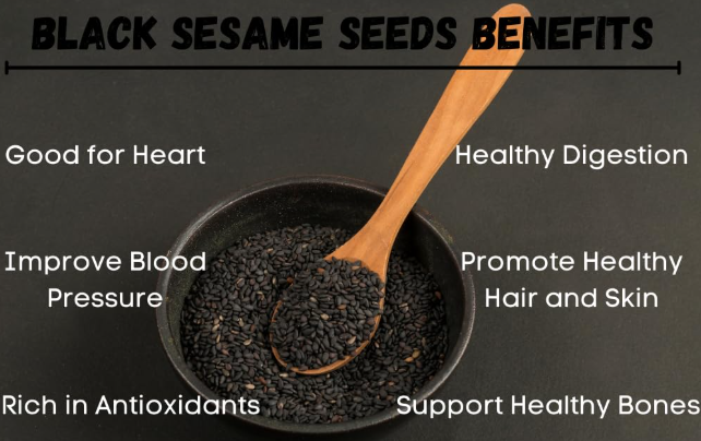 Whole Black Sesame Seeds , 2 LBS Jumbo Reusable Container