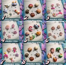 Crocs Handmade jibbitz 5pc beach vacay seashell glitter mermaid shoe charms