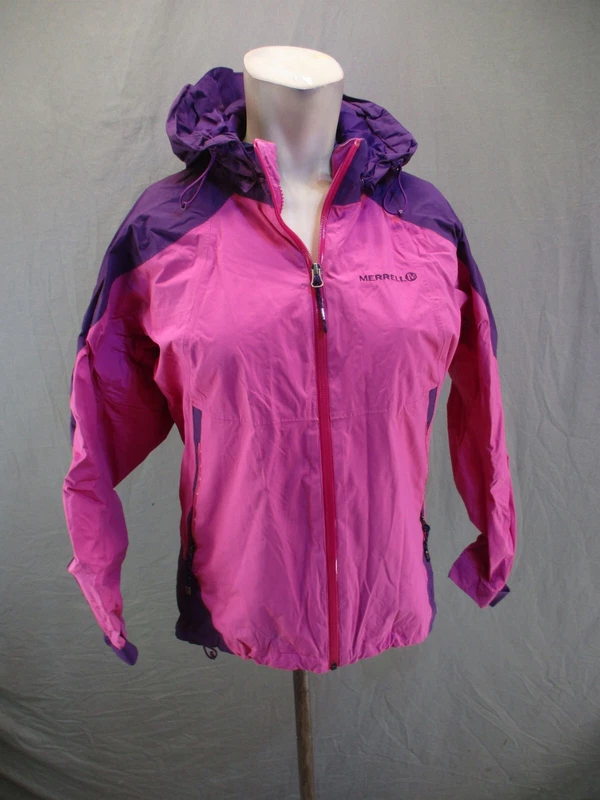 merrell full zip stand collar pocket windbreaker jacket