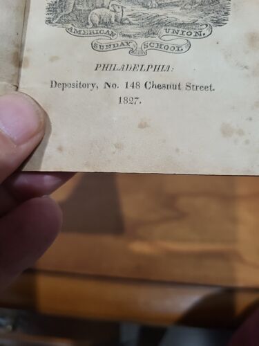 1827 Mary and Archie Graham American Sunday School Union Tract Booklet - Picture 3 of 7