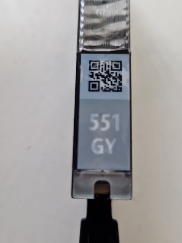 CLI-551 Canon Genuine Gray Ink Cartridge - PIXMA iP8700 iP8750 MG5600 MG6350 - Picture 2 of 4