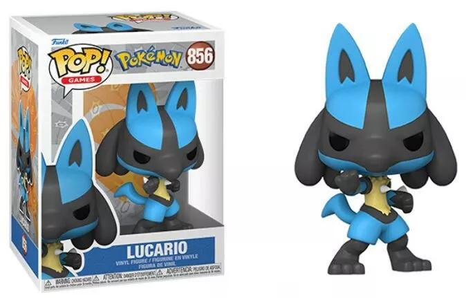 Lucario 856 - Pokémon Funko Pop! Vinyl Figure