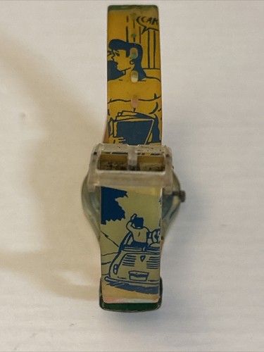 Vintage 1990 Swatch Uhr Art Deco Miami 80er Retro UNGETESTET braucht Batterie - Bild 11 von 14