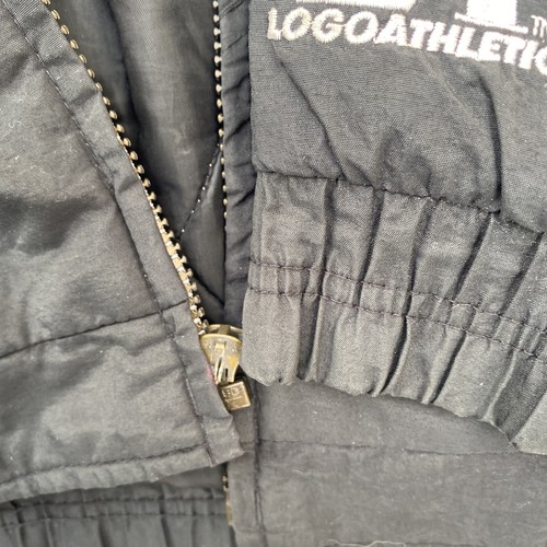 Vintage Los Angeles Raiders Logo athlethic Sharktooth Puffer Jacket Size L - Picture 7 of 7