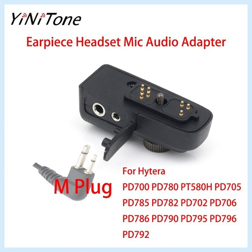 Słuchawki Zestaw słuchawkowy Mic Audio Adapter do radia Hytera PD700 PD780 PD785 PD782