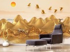 3D Blume Vogel H270 Tapete Wandbild Selbstklebend Abnehmbare Aufkleber Sinsin