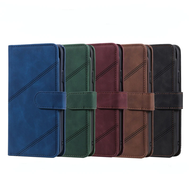 Multi Card Wallet Case Leather Flip Cover for Samsung S23 FE/S23/S24+/S25+ Ultra - Image 2 of 4