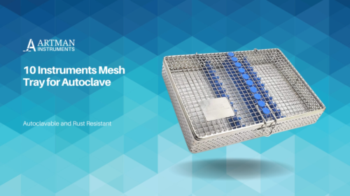 10 Instrumente Mesh Tray für Autoklav 8”X5.50”X1.50” ARTMAN - Video 1 von 1