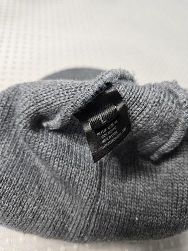 Knuckleheads Little Threadz Gray Knit Visor Beanie Toddler/Kid Winter Hat - Picture 5 of 6