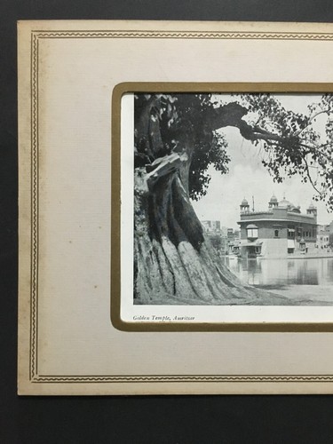 India Vintage Sikh Print GOLDEN TEMPLE , AMRITSAR 7in x 5in (11955) - Picture 4 of 6