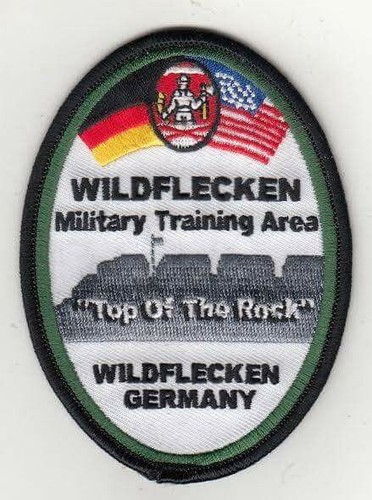 Wildflecken Military Training Area 4" embroidered patch