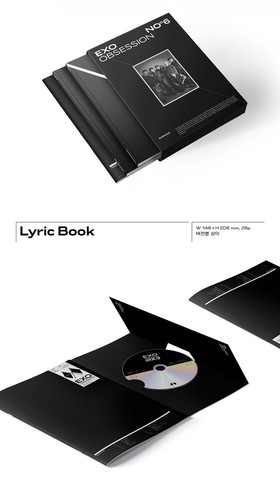 EXO OBSESSION 6th Album OBSESSION Ver CD+Photo Book+Lyric+F.Poster+2 Card SEALED - Bild 5 von 14