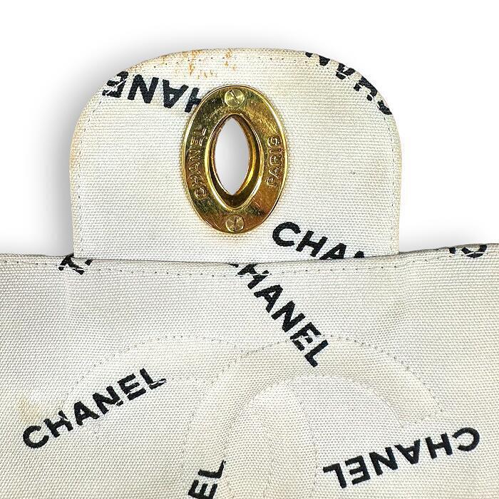 Chanel Matelasse Canvas Chain Shoulder Bag Single Flap 801 Chanel Matelasse Canvas Chain Shoulder Bag Single Flap 801