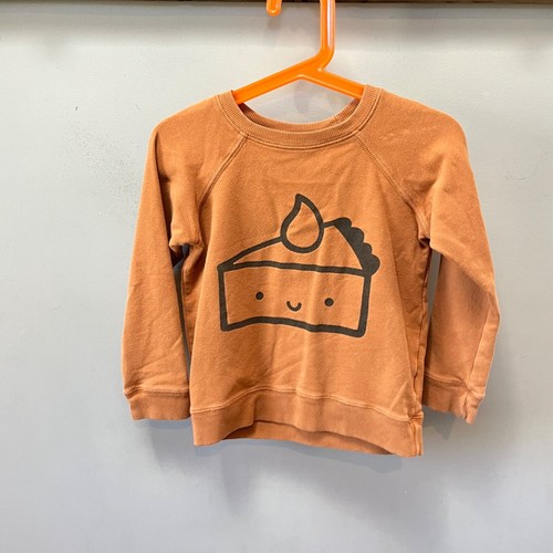 MochiKids Rust Colored Pie Graphic Sweatshirt- Size 4/5 - Picture 5 of 8