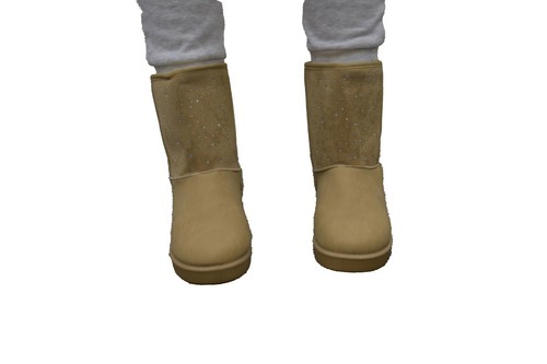 Mujeres Castaño Marrón Mini Bailey Arco Clásico Botas de Invierno Reino Unido 3-8 - Imagen 4 de 4