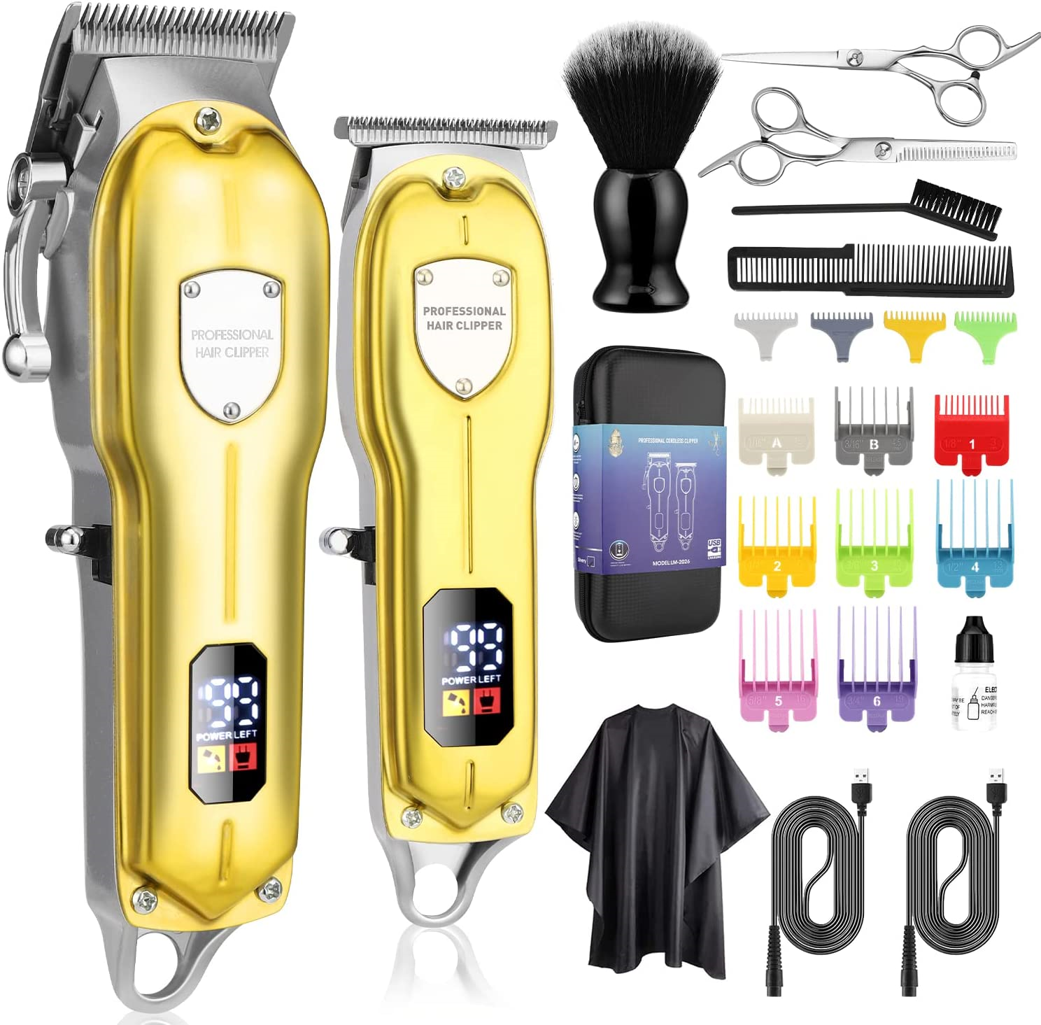 Professional Hair Clippers and Trimmer Kit,Cordless Hair Cutting Gold 691165334538 | eBay Professional Hair Clippers and Trimmer Kit,Cordless Hair Cutting Gold 691165334538 | eBay