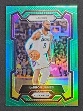 2023-24 Panini Prizm NBA LeBron James Green Prizm LA Lakers #63 NBA LBJ