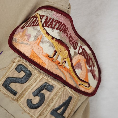 BOY SCOUT OFFICIAL LICENSED NYLON SUPPLEX UNIFORM SHIRT MEN'S SMALL LS - Picture 13 of 15