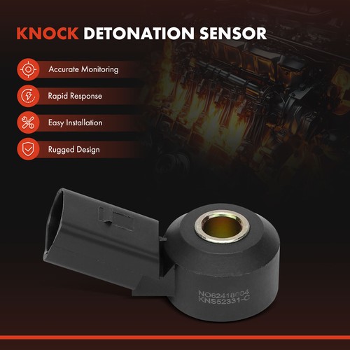 Ignition Knock Detonation Sensor for Volkswagen Jetta Passat Golf Beetle Audi A4 - Picture 5 of 9