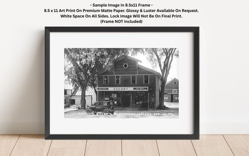 Deposito Stazione Ferroviaria Kirk Oregon O - Stampa 8,5x11 - Foto 2 di 2