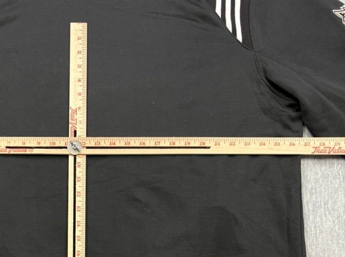 Minnesota Timberwolves Sweatshirt Mens XL Black adidas Hoodie Retro Throwback - Picture 17 of 18
