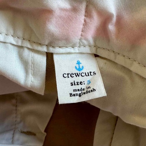 NWT Crewcuts Boys' Stretch Stanton Short Chino Khaki Size 5 - Picture 4 of 5