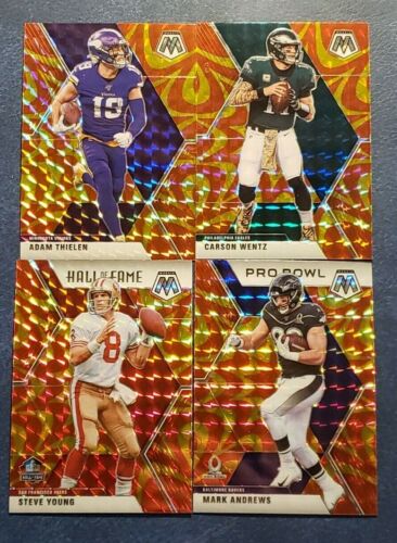 2020 Mosaic Football GOLD REACTIVE PRIZMS with Rookies You Pick the Card - Picture 1 of 1