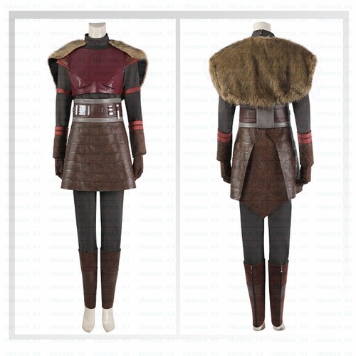 Mandalorian 3 The Armorer Cosplay Kostüm Damen Mandalore Outfits Helm Geschenke - Bild 5 von 25