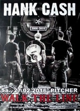 HANK CASH - 2016 - Plakat - In Concert Tour - Poster - Düsseldorf - A