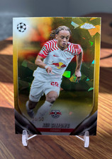 Xavi Simons 2023 2023-24 Topps Chrome UEFA UCC Sapphire #24 Gold Refractor /50