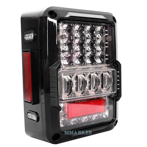 For Jeep Wrangler JK 2007-18 Rear LED Tail Light Reverse Brake Lamp DOT Approved - Bild 14 von 16