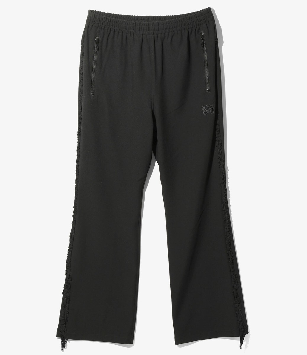 【未使用】NEEDLES Fringe Boot-Cut Track Pant needles fringe boot cut track pants (black) | a.plus