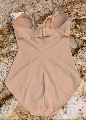 DKNY All In One Mesh Foam Cup Bodysuit Shaping Control Bodybriefer Womens Sz XL - Picture 8 of 14
