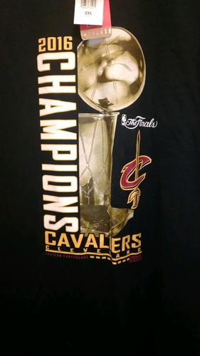 LeBron James Cleveland Cavaliers NBA CHAMPIONS Navy Herren T-Shirt 2XL Selten Neu mit Etikett - Bild 3 von 6