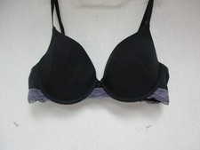 Adore Me Women's Style 03233 Demi Bra Underwire Black Size 36B NWOT  