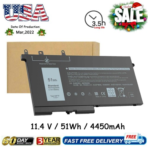 51Wh 93FTF Battery for Dell Latitude 5280 5288 5480 5580 5590 5490 5290 5488 NEW | eBay 51Wh 93FTF Battery for Dell Latitude 5280 5288 5480 5580 5590 5490 5290 5488 NEW | eBay