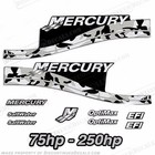 Fits Mercury Custom Gray Camo Decals 75,90,115,125,135,140,150,175,200,225,250