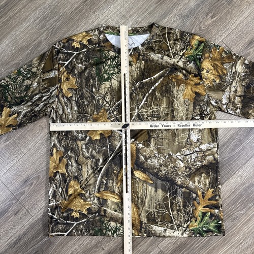 Realtree Shirt Mens XXL Edge Hunting Fishing Long Sleeve Performance Camouflage - Picture 6 of 11