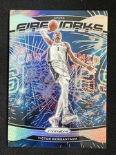 Victor Wembanyama 2024-25 Panini Prizm Fireworks Silver Prizm #2
