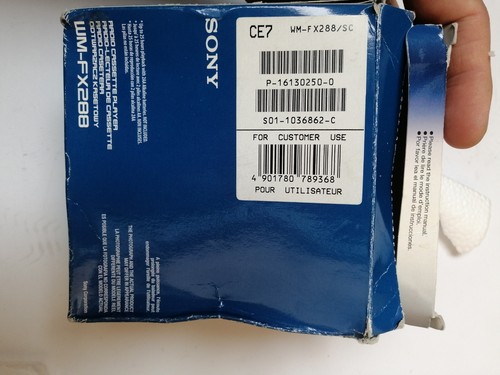 TESTED Sony Walkman WM-FX288 FX288 Cassette Tape Radio Mega Bass vintage BOX VTG - Picture 19 of 20