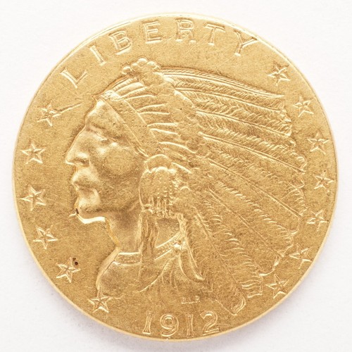 1912 Indian 2,50 $ Gold Quarter Eagle