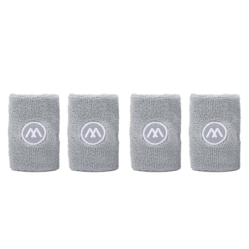 (Gray)2 Pair Wrist Sweatbands Sports Basketball Sweat Absorbing Wristband CH - Picture 23 of 24
