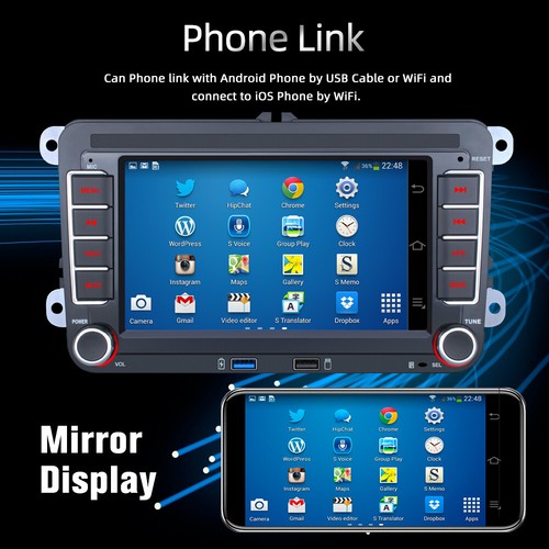 Android 13.0 Car Radio Head Unit For VW Volkswagen CC Passat Carplay GPS Navi BT - Picture 11 of 16