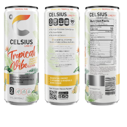 CELSIUS Peach Sparkling Orange,multi option Energy Drink 12 Fl Oz (Pack of 12) - Picture 17 of 103