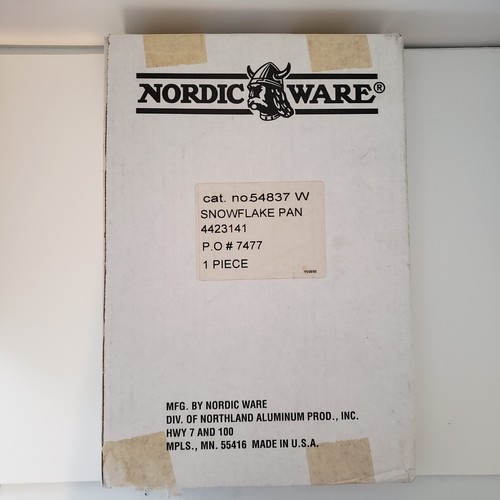 Nordicware Snowflake Cake Pan No. 54837  2002 - Bild 5 von 6