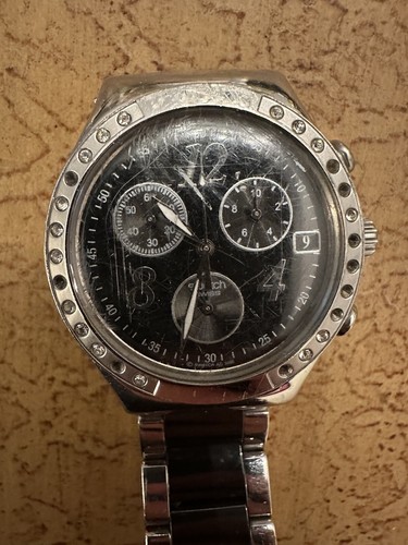 Swatch Watch Mens irony chronograph - Picture 2 of 4