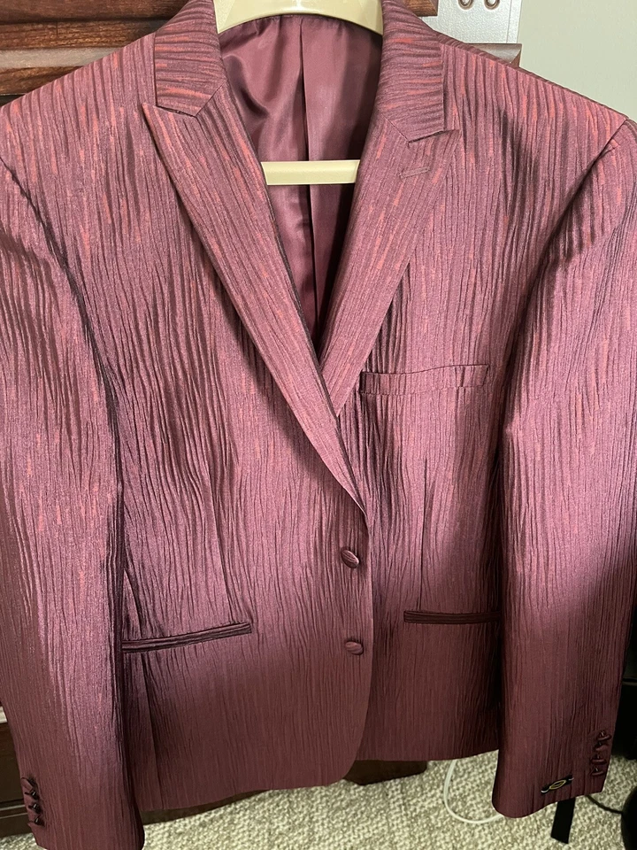 Chaqueta de esmoquin de dos botones Steven Land Versalles Rico Foto 3 de 4